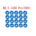 Tarot M2.5 450 Pro/500 塑膠機身墊片 <font color=red>(藍色20顆裝)</font>