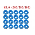 Tarot M3.0 600/700/800 塑膠機身墊片 <font color=red>(藍色20顆裝)</font>