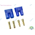 EC2 2.0mm 帶保護套金插/香蕉插頭(1對裝)
