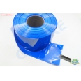 台灣製 電池用 Φ63mm/100mm PVC絕緣熱縮膜/熱縮套(藍色/1M)