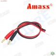 AMASS 正廠 田宮-4mm 香蕉插頭、14AWG專用充電線(30cm)