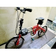 清倉一手 紅色 20吋鋁合金折疊式自行車(SIMANO 變速系統)