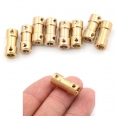 銅質 5.0 ⇔ 6.0mm 馬達連軸傳動件/連接器/聯軸器
