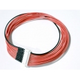 JST-XH 8S/30cm 20AWG 公 ⇔ 母分壓/平衡連接線/延長線 <font color=red>(1入)</font>